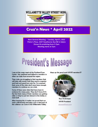 Cruz-N-News April 2022